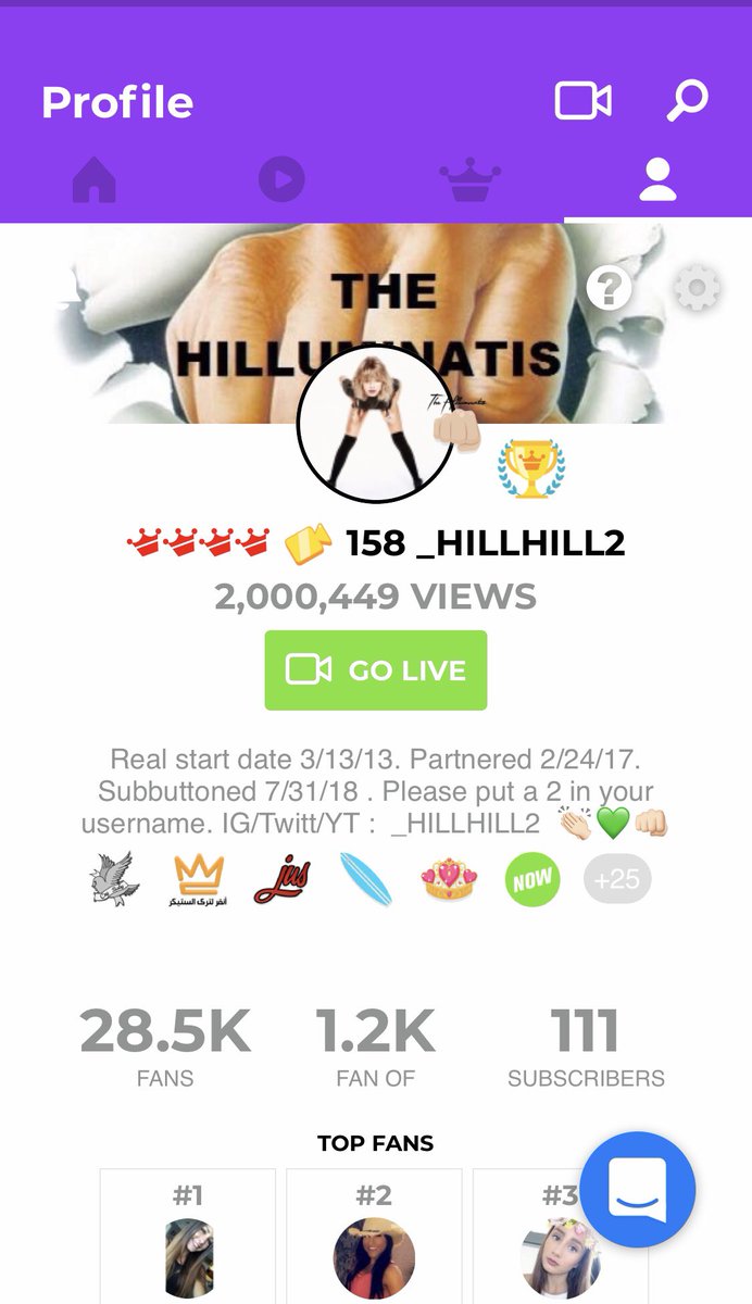 2 Million Views! 👏🏻🙀@YouNow Thank you! 👏🏻❤️👊🏻 #2MillionViews