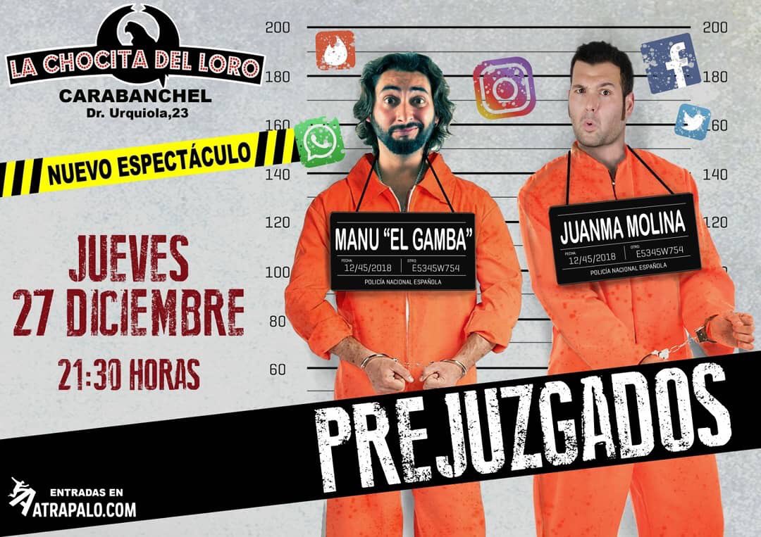 chocitadelloro's tweet photo. No te pierdas mañana el estreno del nuevo show de @ManuErGamba y @Juanmacomico en la @chocitadelloro de #Carabanchel https://t.co/vRFpbVOyoR Si haces RT y eres follower sorteo de 5 entradas https://t.co/su0g0VEsKz