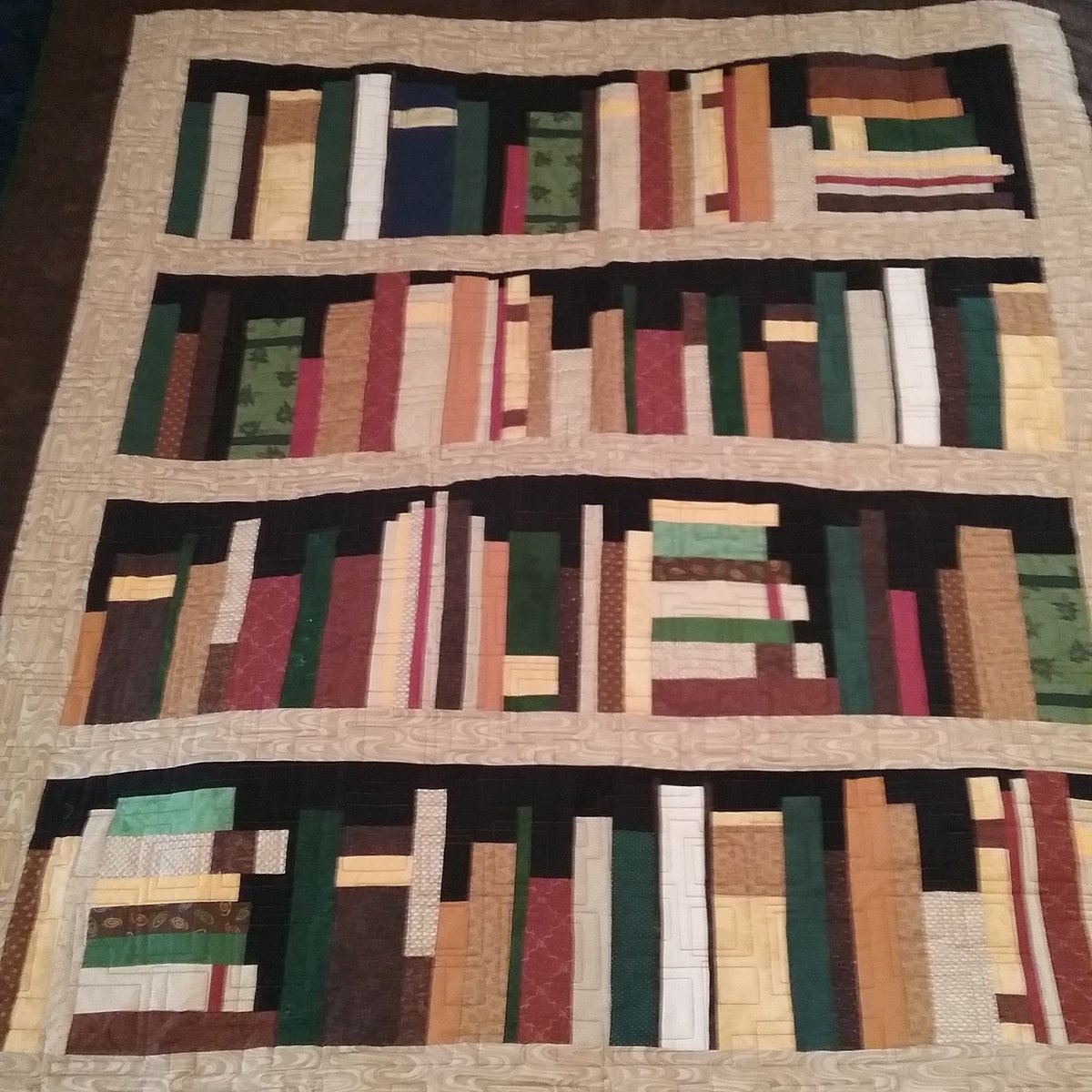 Kendal Brian Hunter On Twitter Bookshelf Quilt Books