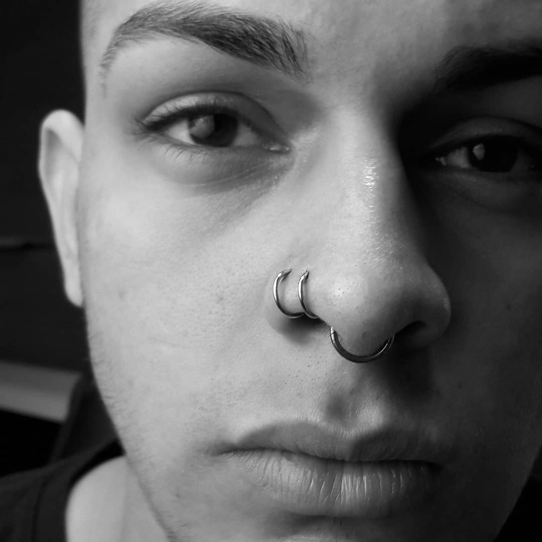 Sum about those double nose piercings man 😮‍💨😌