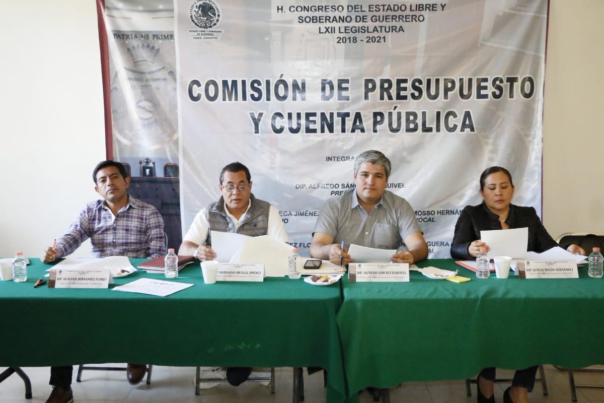 La Comisión Ordinaria de Presupuesto y Cuenta Pública del Congreso del Estado se instaló oficialmente este miércoles en sesión permanente para analizar y elaborar el dictamen de Presupuesto de Egresos 2019 para el estado de Guerrero.