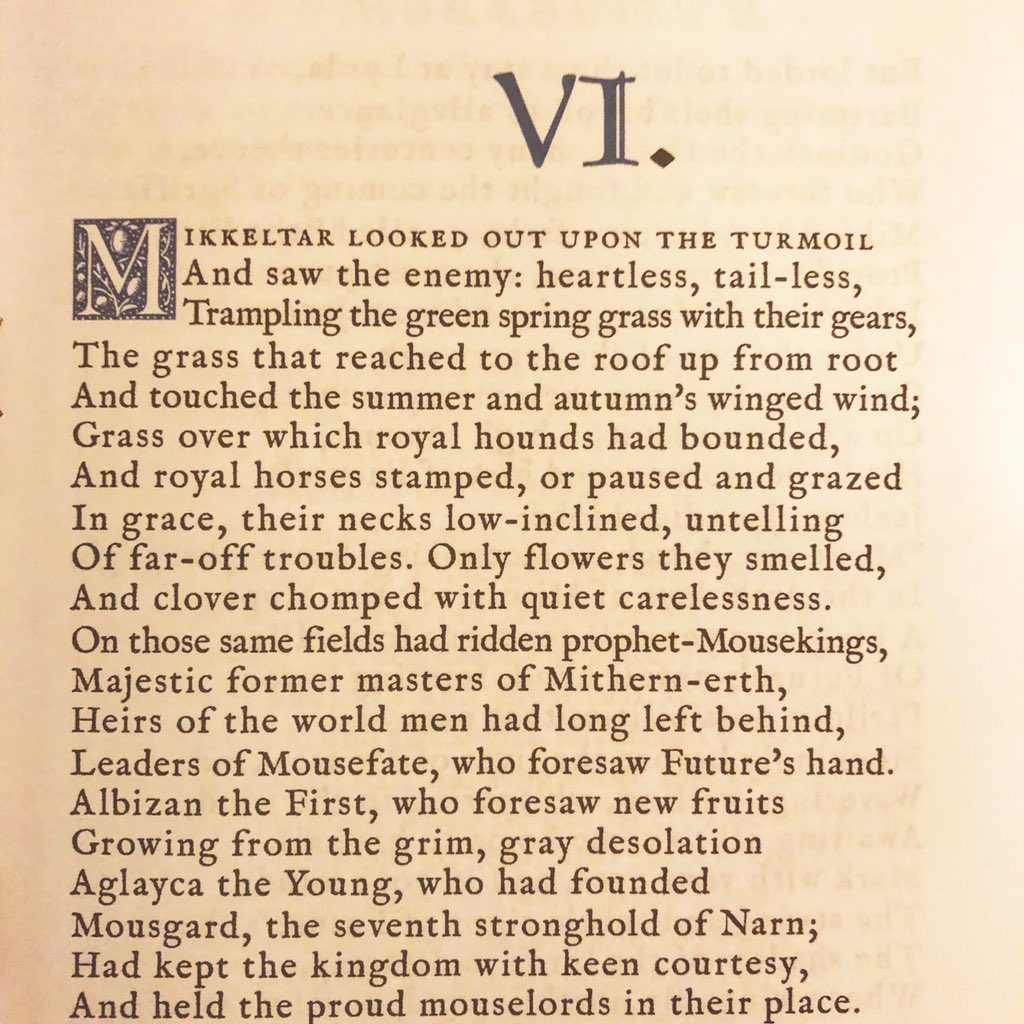 LeJediMaitre's tweet photo. A bit from my poem Musvigsaga.
#anglosaxonpoetry-esque
#poetry
#alliterativemeter
#poetrycommunity
#poetryontwitter
#oldenglishpoetry
#tolkienesque https://t.co/3osiPNXWZq