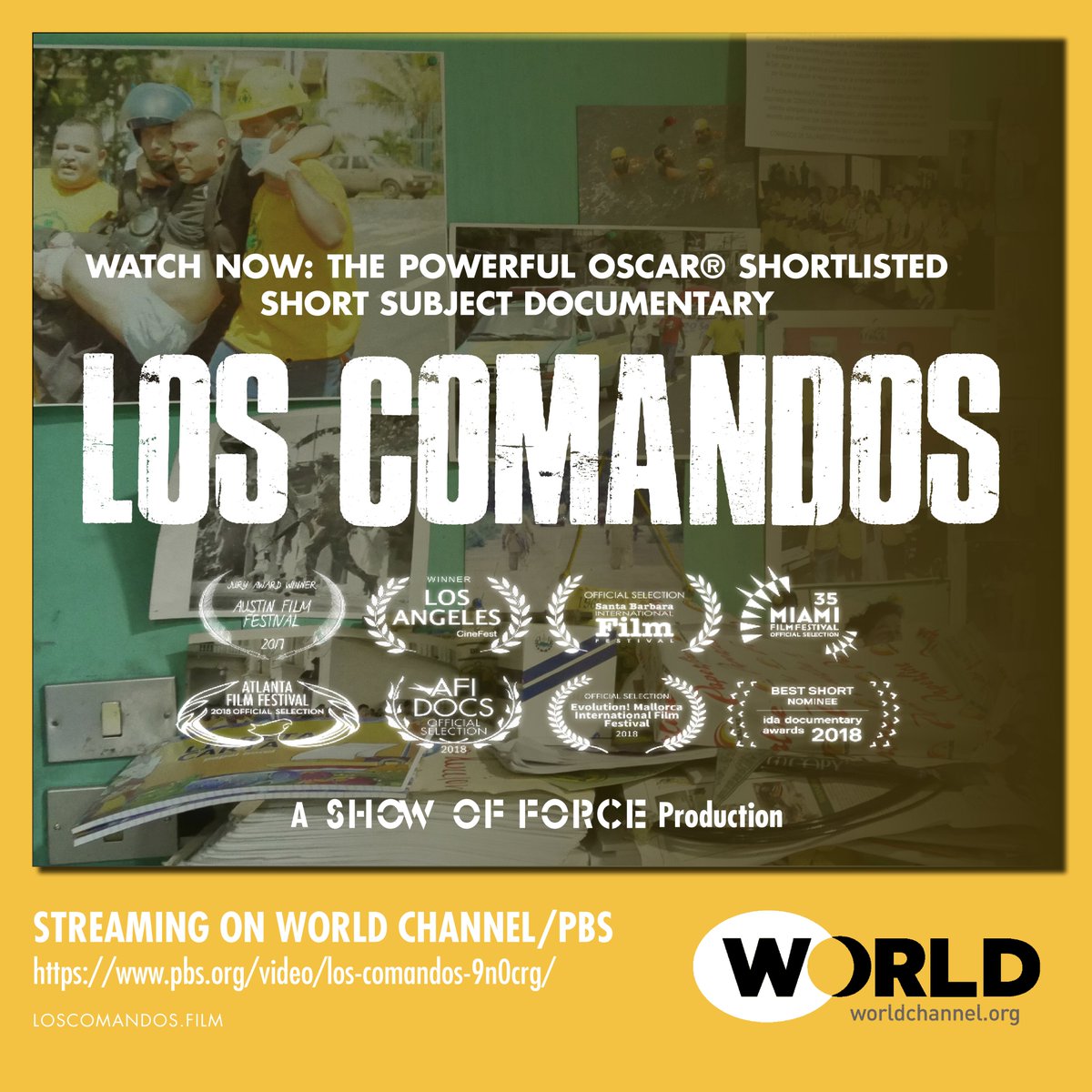 We need humanitarian aid and support for migrants- not Trump's wall.  Watch The Oscar Shortlisted  Documentary Short  Los Comandos on PBS now-  pbs.org/video/los-coma… <a href="/worldchannel/">WORLD</a> <a href="/SOFfilm/">Show of Force</a> <a href="/SOFsocialgood/">SOF: Social Good</a>