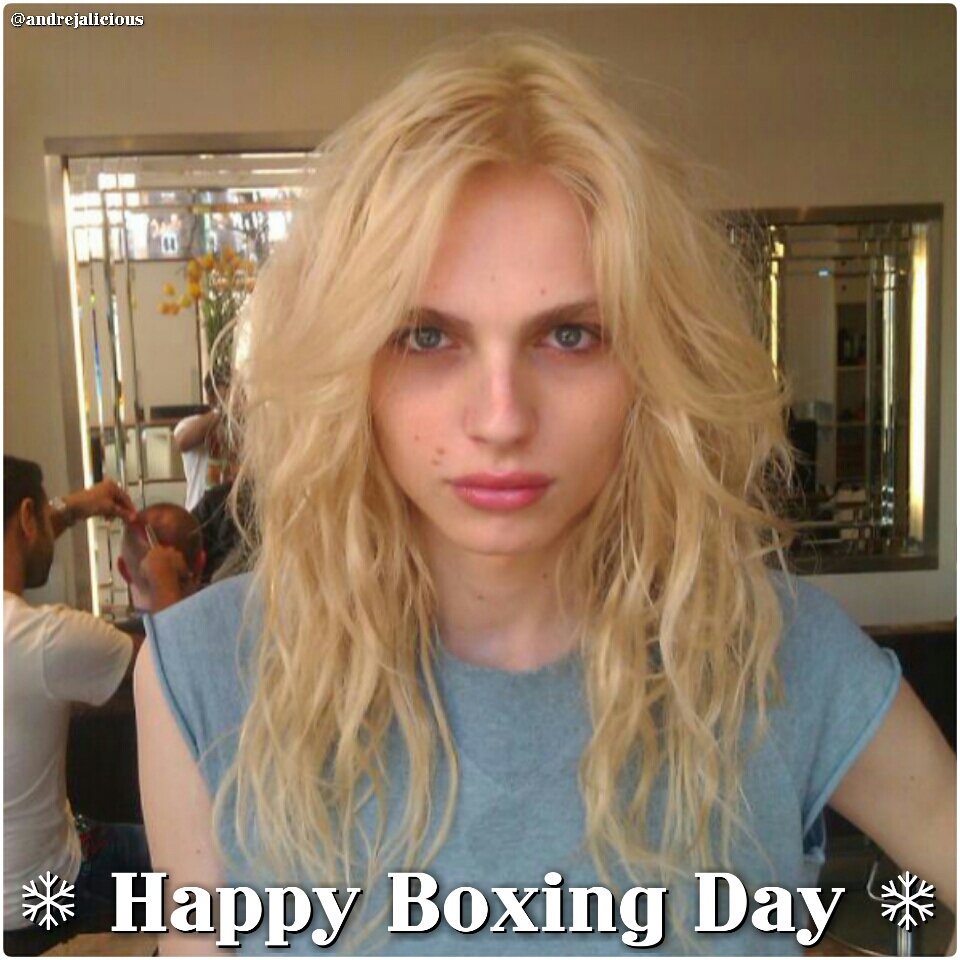 MauriceJohnMoro's tweet photo. Happy #BoxingDay @andrejapejic @with_podcast @pooyaland @ItsMattRyanIG @CarloBethan @GirlThatWrites1 @TerrorInPodnito @TromaArmy @ScytheJim @VictoriaDeMare @alooters @camillenmusic @ClassicsHorror @seattlescreams @Hip_HopPlug @KateDaviesSpeak @VeronicaCaddick #AndrejaPejic https://t.co/icqJRkXO9z