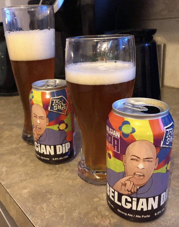 SSchell7's tweet photo. Beer 3... #BoxingDayBash is a @ToolShedBeer #BelgiumDip #IPA with my bro @roymoussa10 #DownAPound#ILoveMyWife https://t.co/cZefGcPyzB