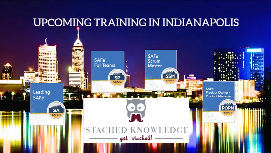 StashedKnow's tweet photo. We are excited to announce our upcoming certification courses in hashtag#Indianapolis, early bird pricing still available!

https://t.co/xHsS28GOM5

1/19 and 1/20 Leading SAFe (SAFe Agilist)
1/26 and 1/27 SAFe Product Owner | Product Manager
2/9 and 2/10 SAFe Scrum Master https://t.co/PH5nFvuQyH