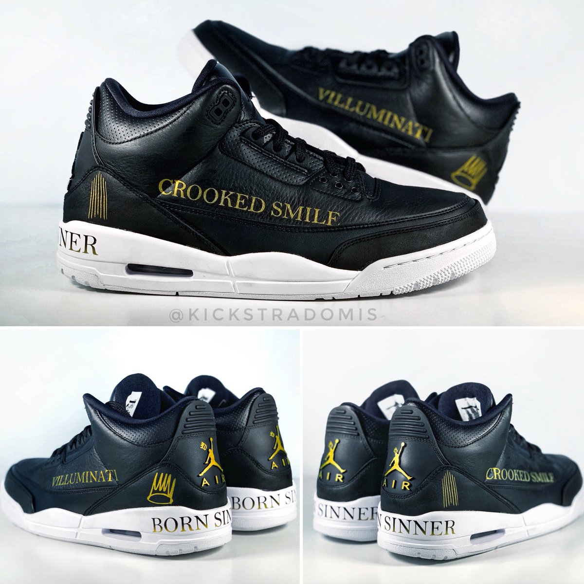 j cole custom shoes
