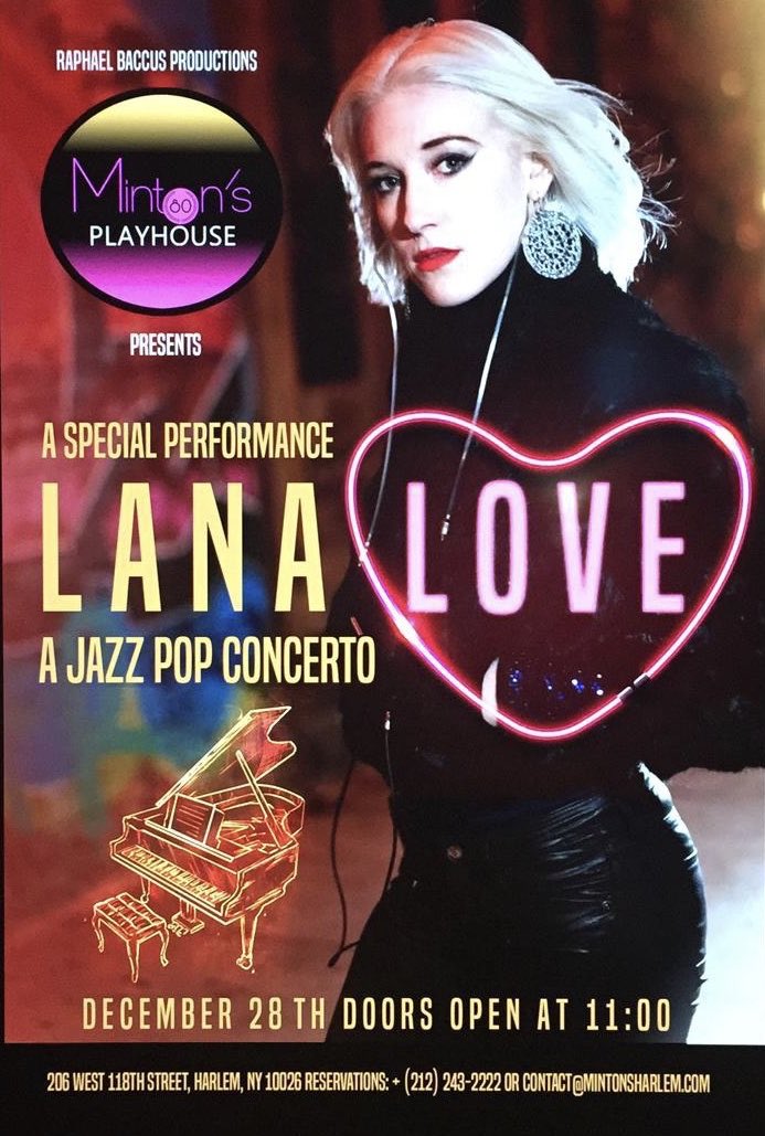 Come join me <a href="/MintonsHarlem/">Minton's Playhouse</a> !!!!!!!!! <a href="/lanalovemusic/">Lana Love</a> is about to crush that stage !!!!!! #PopJazzConcerto ⁦<a href="/WorldArtistsU/">World Artists United</a>⁩