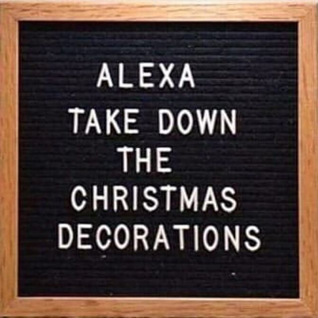 PetesBasement's tweet photo. You may laugh now, but the day will come when she does it, and then weโll all be sorry.
#WeWereWarned
#ComputerOverlords
#Skynet
#TerminatorFuture
#AlexaIsListening
#DayAfterChristmas
#December26th
#TheDayAfterChristmas #IDontWannaDoNothin https://t.co/wqd6kXs3q8 https://t.co/k6CaTDwAl1