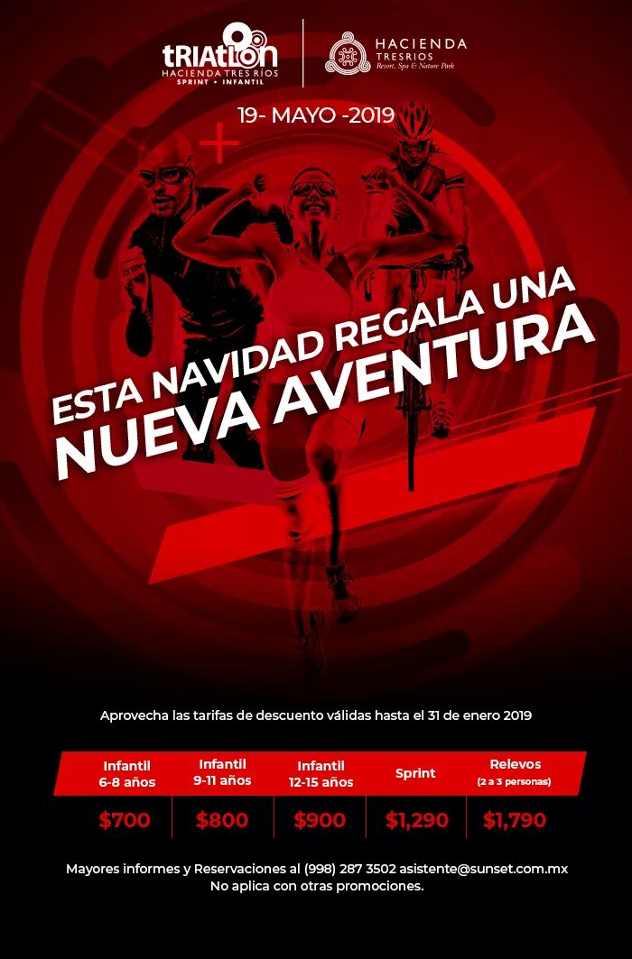 ¡Acepta el Reto! #Triatlonhtr 2019.