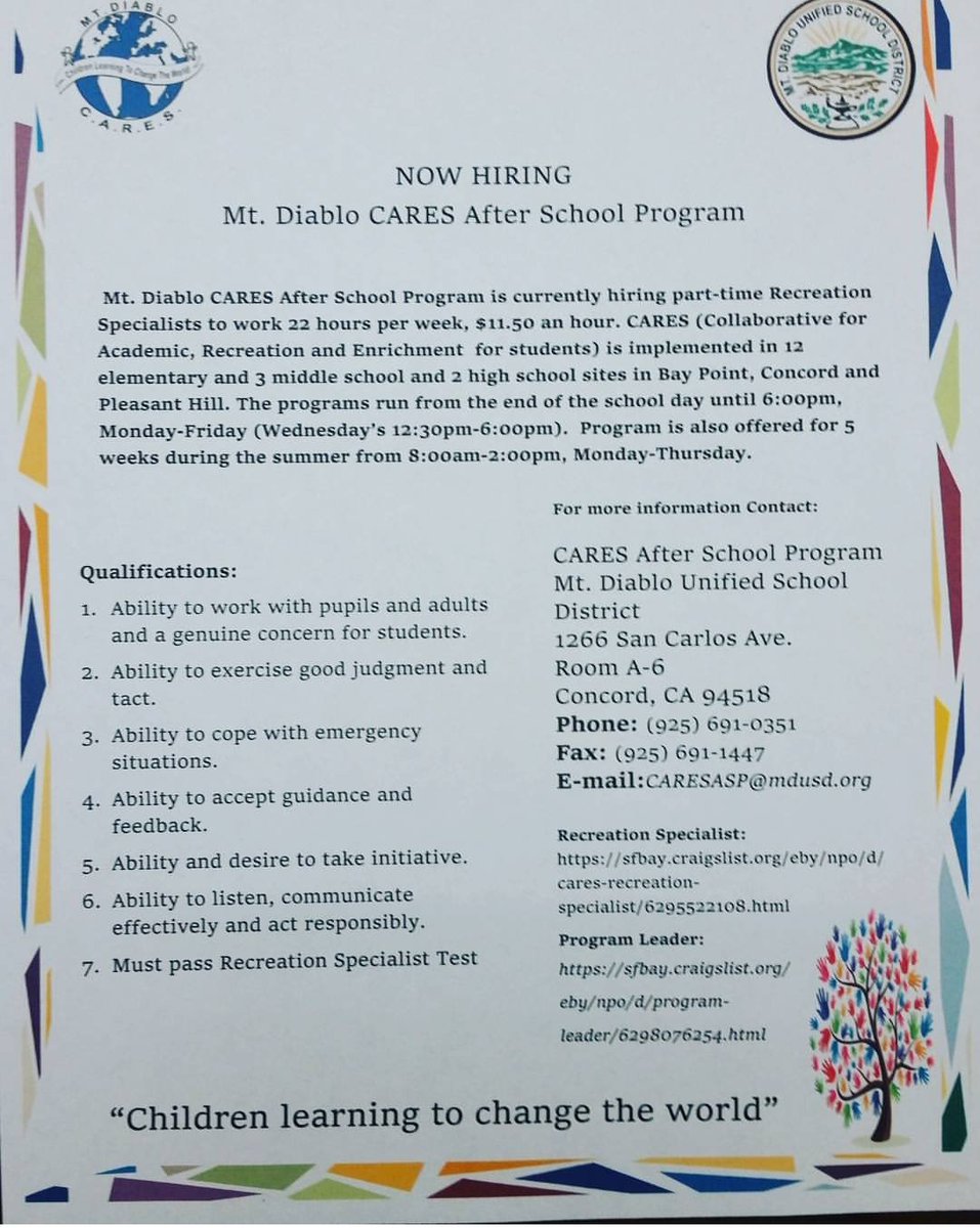 FAIROAKSASP's tweet image. If you are passionate about working with kids and want experience teaching, this is a position available for you. Join the @FAIROAKSASP team!!!!