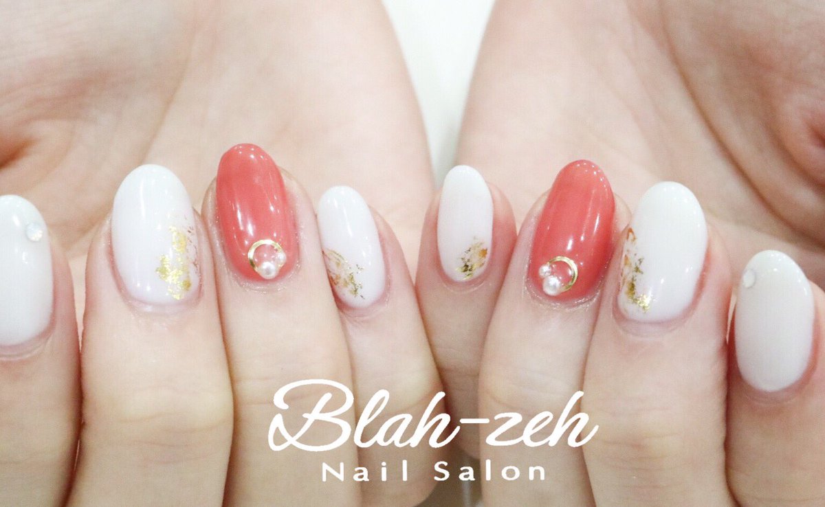 Blah Zeh Nail Salon School お正月カラー ホイルネイル 担当 長谷川 冬ネイル ホイルネイル ホイルネイル 成人式ネイル ホワイトネイル シンプルネイル 錦糸町ネイルサロン 錦糸町ネイル 錦糸町フッケア 錦糸町ジェルネイル ブラゼ 上品ネイル