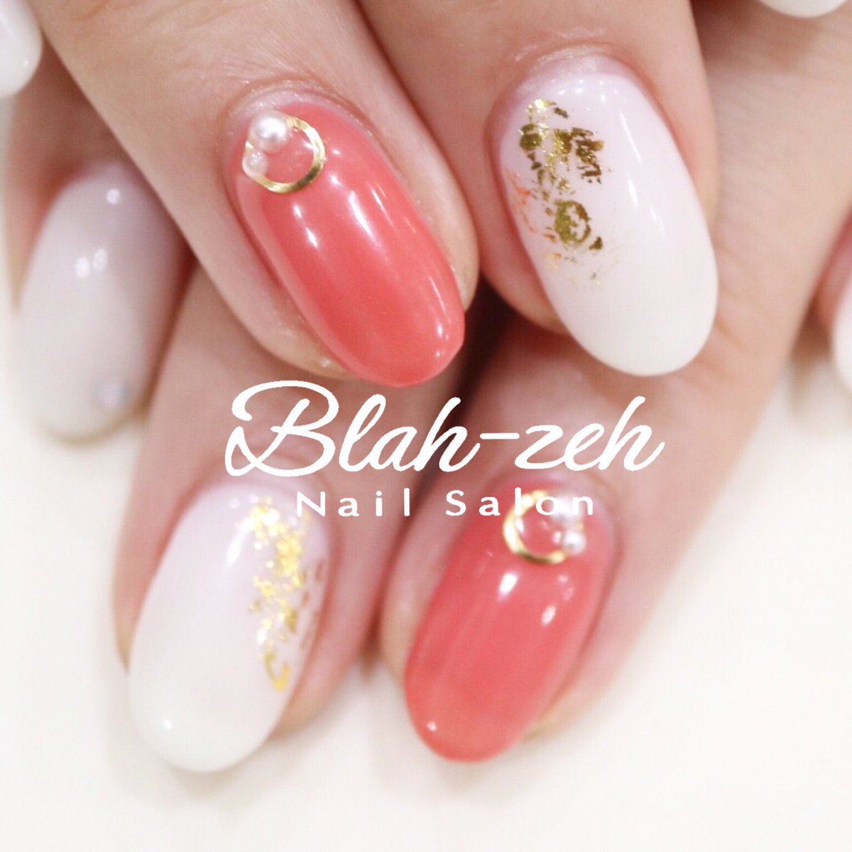 Blah Zeh Nail Salon School お正月カラー ホイルネイル 担当 長谷川 冬ネイル ホイルネイル ホイルネイル 成人式ネイル ホワイトネイル シンプルネイル 錦糸町ネイルサロン 錦糸町ネイル 錦糸町フッケア 錦糸町ジェルネイル ブラゼ 上品ネイル