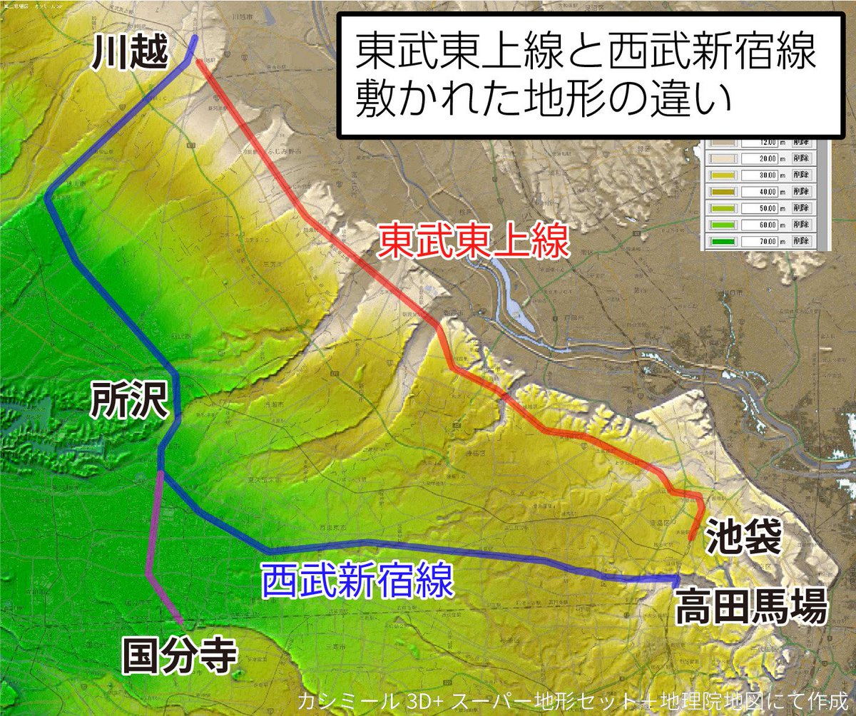 O Xrhsths 磯部祥行 実業之日本社 Sto Twitter 平面で表現しても こんなに違う 西武池袋線 と東武東上線 カシミール3d スーパー地形 地理院地図 中央線 西武 東武 まるで異なる 沿線地形 同じ起点でも 上る 池袋線と 下がる 東上線 東洋経済オンライン O Xrhsths 磯部祥行 実業之日本社 Sto Twitter 平面で表現しても こんなに違う 西武池袋線 と東武東上線 カシミール3d スーパー地形 地理院地図 中央線 西武 東武 まるで異なる 沿線地形 同じ起点でも 上る 池袋線と 下がる 東上線 東洋経済オンライン