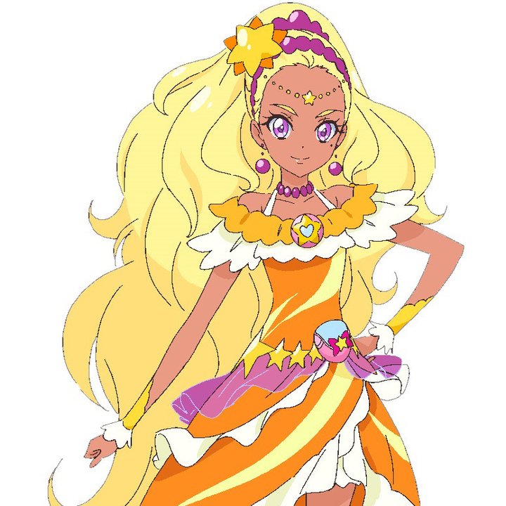 宍戸ケフカ در توییتر 褐色にオレンジのキュアソレイユはキュアサンセットやワンダフルネットプリキュアからの流れなのかな