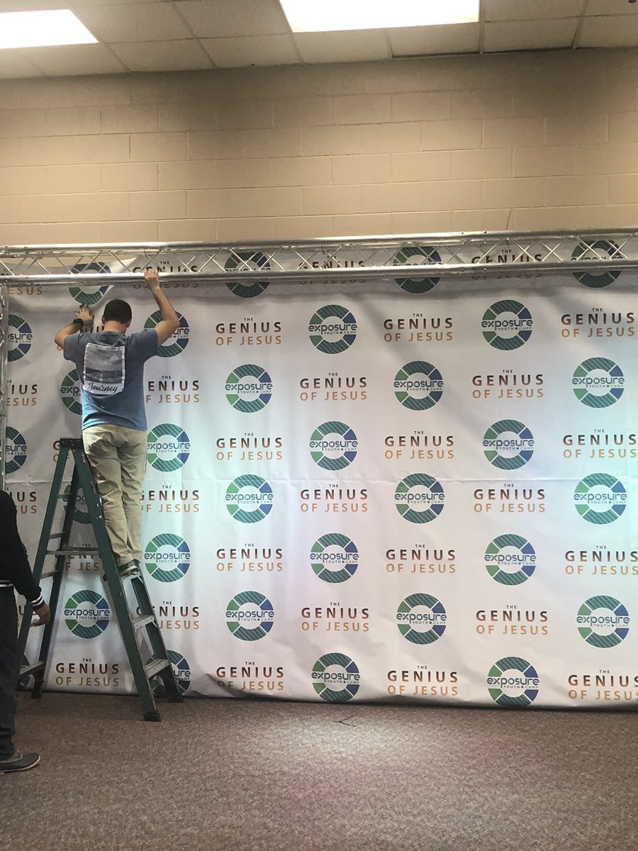 jonpodein's tweet photo. Gearing up for EYC 2019 #thegeniusofJesus #eyc19 https://t.co/J2ooLS7tJj