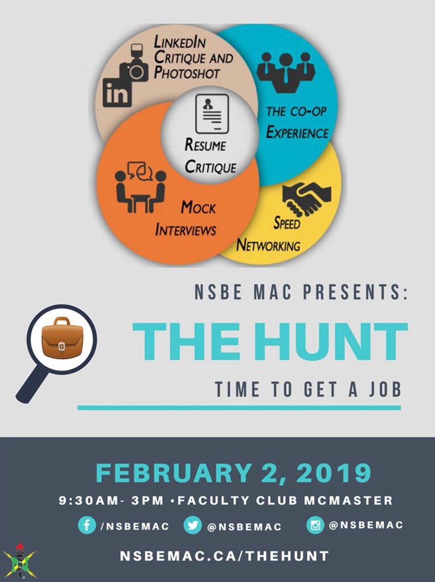 Are you looking for a coop position this summer or for that one year internship?  Then keep February 2nd 2019 locked on your calendar. Keep a look out on our insta and Facebook page for more update😊
