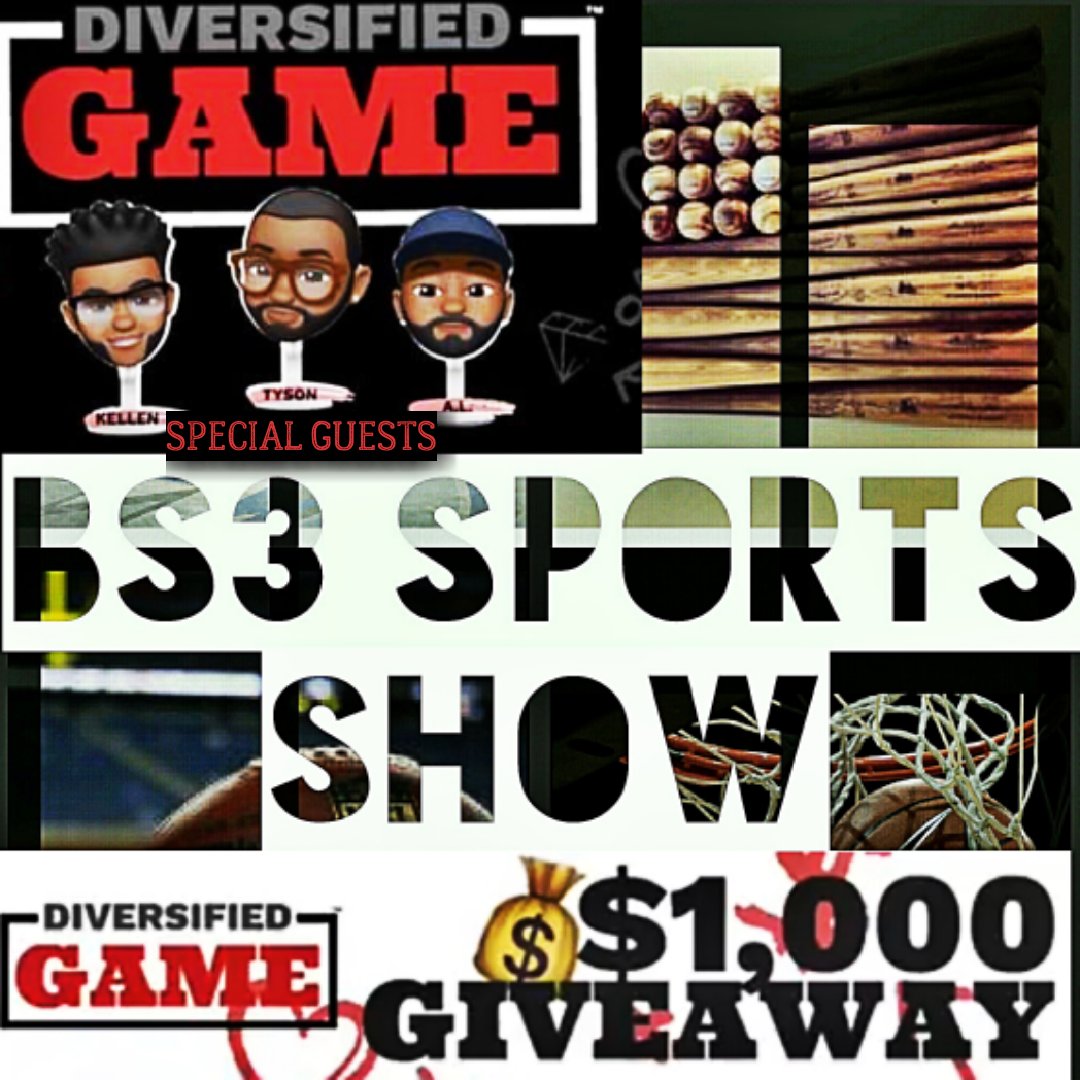 NEW #PODCAST 
BS3 Sports Show - "Diversified Game" w/.<a href="/GameDiversified/">Diversified Game Podcast</a>

Talking w/Kellen, Tyson, &amp; A.L. about their podcast Diversified Game, their $1,000 giveaway, &amp; much more!

 🎧spreaker.com/user/bs3sports…

#PodernFamily #podcast #PodsInColor #Entrepreneur #Diversity #inclusion