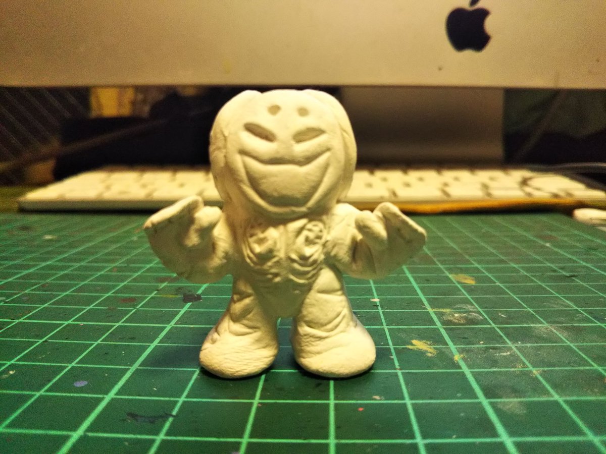 電気パパ No Twitter ゆるっとうろ覚えで作るシリーズ ファンドでキン肉マン スマイルマンです 特にマイナー超人をジャンジャン立体にするのが一番の目的 ファンドでキン肉マン