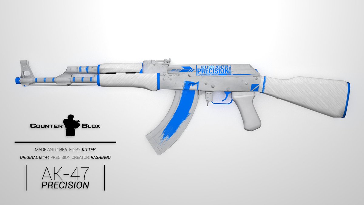 Kitter En Twitter Gun Cosmetic I Made For Counter Blox - roblox counter blox