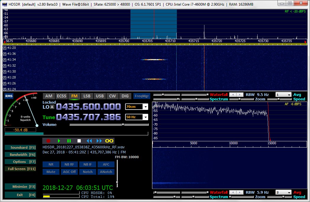 Suspect signals on IQ replay  - modulation format not yet known