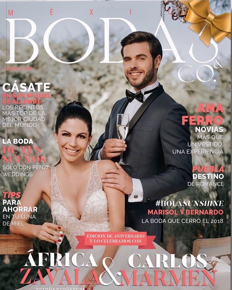 ManagementMR's tweet photo. Empezando el año con @carlosmarmen y @afri_zavala encabezado la portada de Enero para  @bodasandco ¡Feliz jueves ! #moda https://t.co/ka4boBJe4P