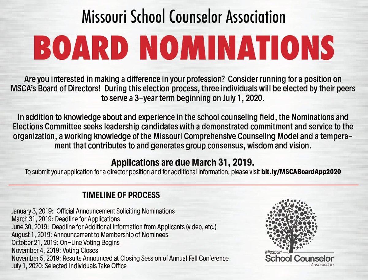 myMSCA's tweet photo. Make your nomination today!! https://t.co/oFvBPMccAW https://t.co/cDzQ4CesSE
