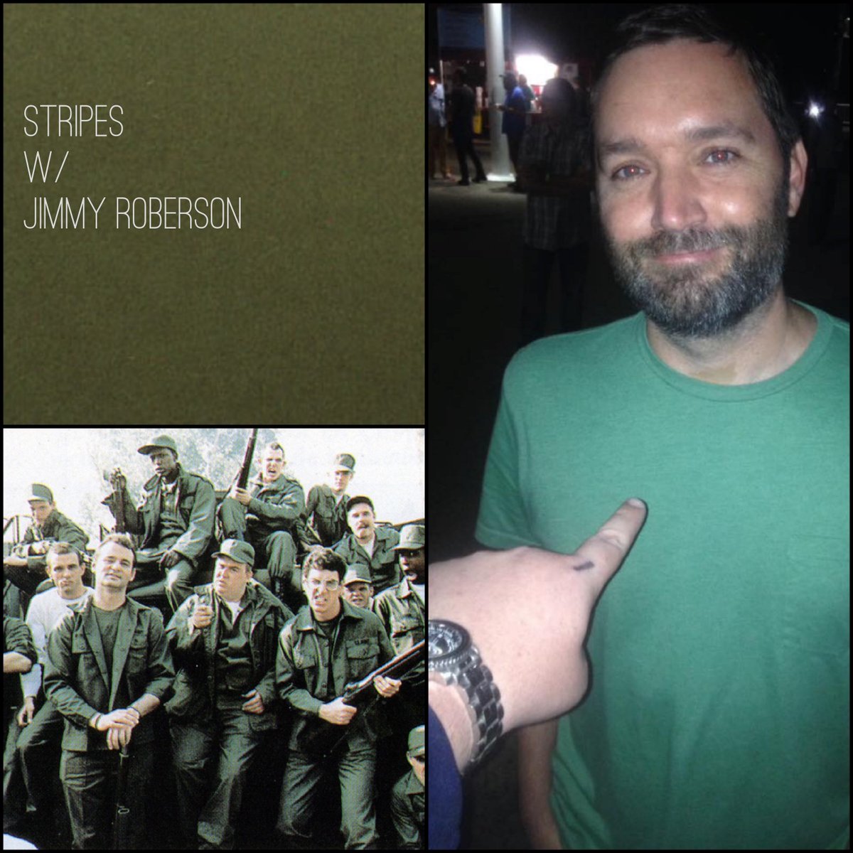 New episode w/ <a href="/RobersonJimmy/">Jimmy Roberson</a> where we talk about Stripes, and Bill Murray, too much!

zacharyjpeterson.wixsite.com/gatipod/where-…