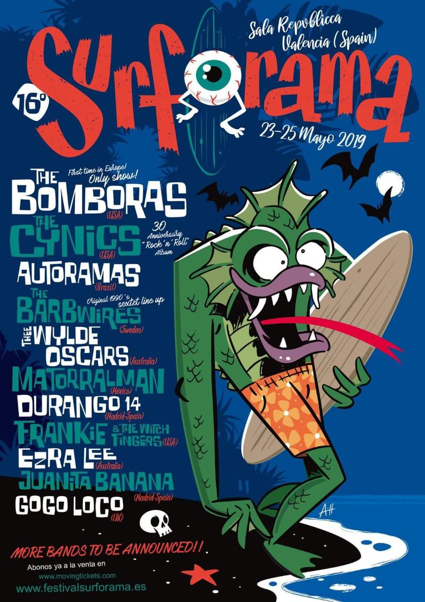 jcholby's tweet photo. Desde México el sonido Retro-Futurista de @_Matorralman en la edición Nro 16 del @surforama_fest del 23 al 25 de Mayo 2019 en Valencia (Esp) ¡Surf Up!
#IsotonicRecords https://t.co/3YhNap9ARg