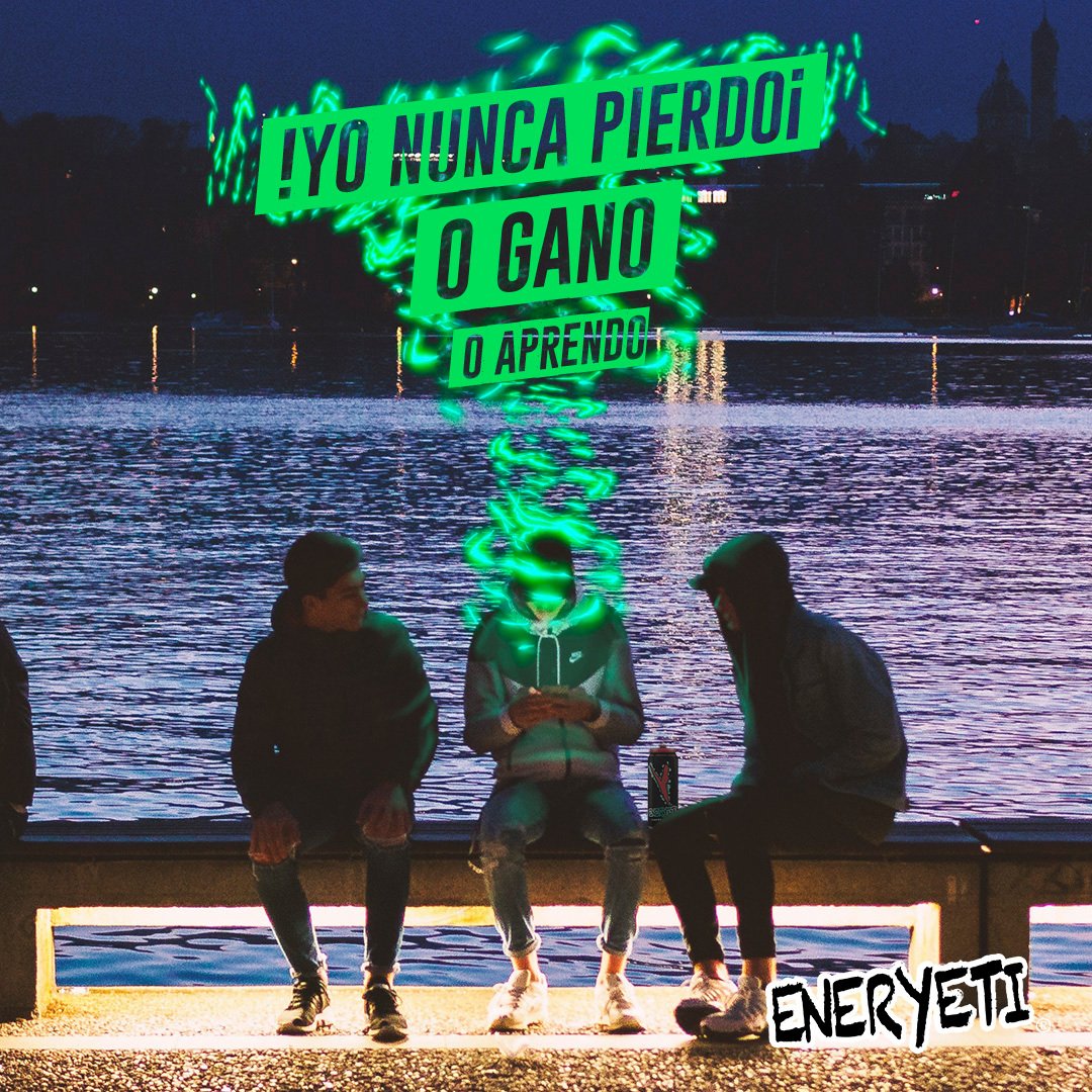 Eneryeti_es's tweet photo. ¡Yo nunca pierdo! O gano o aprendo ✌
#Eneryeti #bebida #energética #drink #energydrink
#energía #energíadelrayo #gamer #gaming #virtualteames #VirtualFamily #GoVRTL https://t.co/54RZyRrY5Q