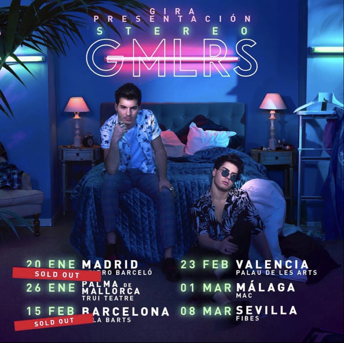 ideasmerchgmlrs's tweet photo. ¡ SOLD OUT ! Ya están agotadas todas las entradas en Madrid y Barcelona 💪🏼 Vamos a por las 4 sitios que nos quedan 🤗❤️ #gmlrstereo #newgmlrs @DanieloviedoM @_jesus_OM @GemeliersMusic https://t.co/FDV5ip6etQ