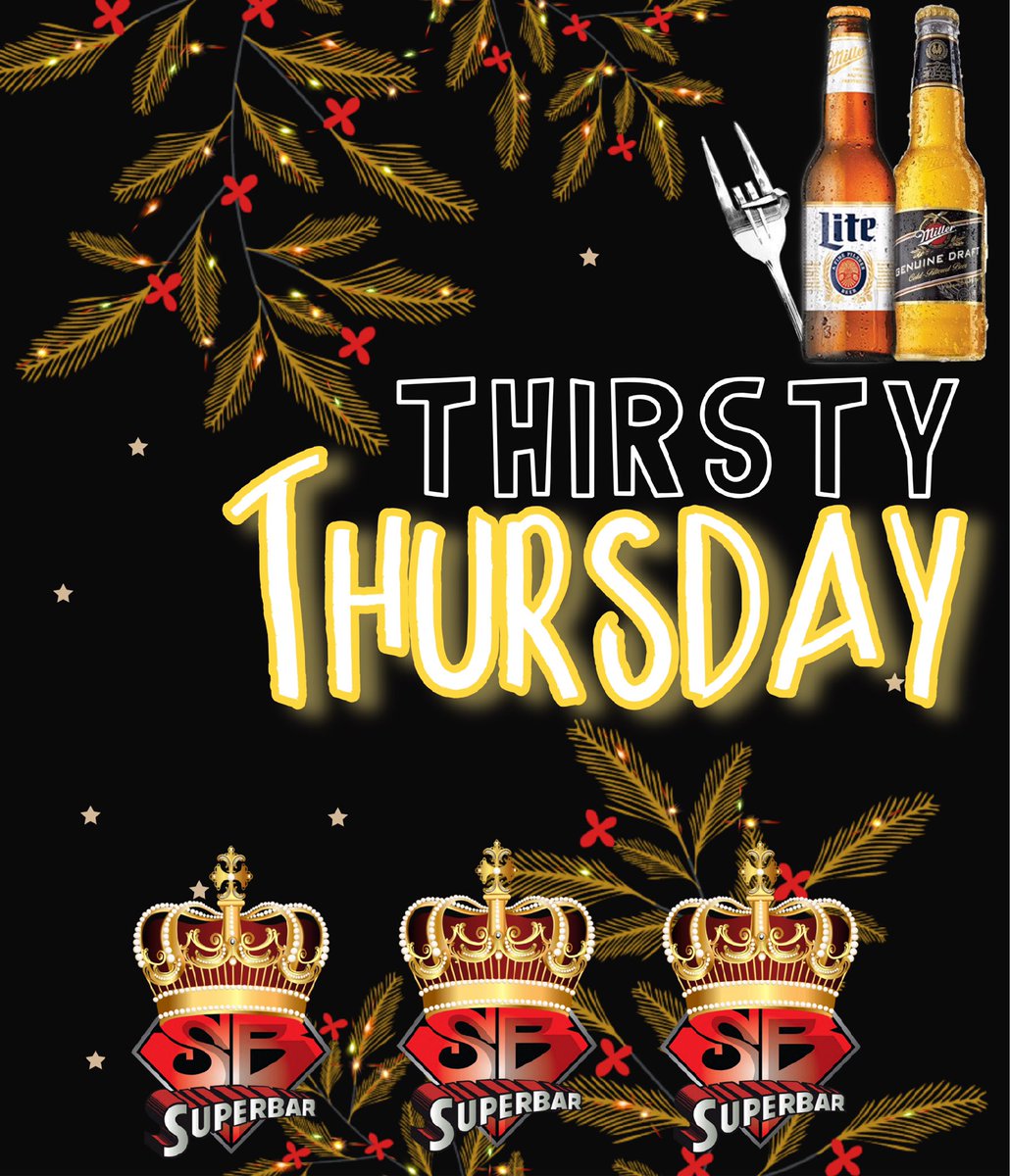 elsuperbarpr's tweet photo. ¡Las más largas!🎄🍻🎄Porque podemos, ¡Brindemos! *TONIGHT* #ThirstyThursday #NBA is ON! Where AMAZING happens ✨🏀🙌🏽
#ALLHeroesSpot #ROCKandSPORT
NEVER ending happy hour ON 🔥🔥
#MILLER $2✌🏽pesitos🍻 #YEShere
FOOD★DRINKS★ROCK & ROLL😎 https://t.co/BOYSnIHxIv