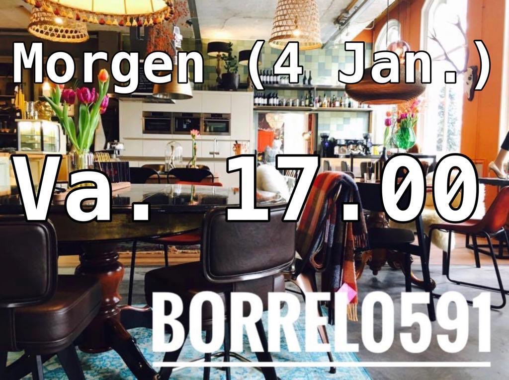 Morgen is de borrel bij Trud café in #Emmen. #welkom