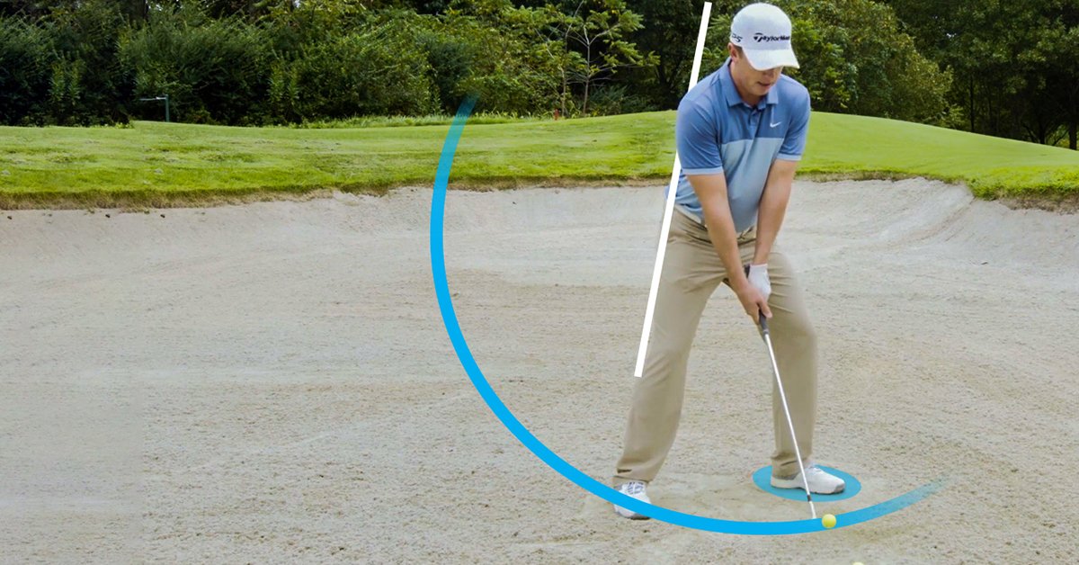 PGZGolf's tweet photo. Clean Up Your Bunker Game – Lunge Move: https://t.co/Crcsl1WfH6 https://t.co/DrNWl9jJFb