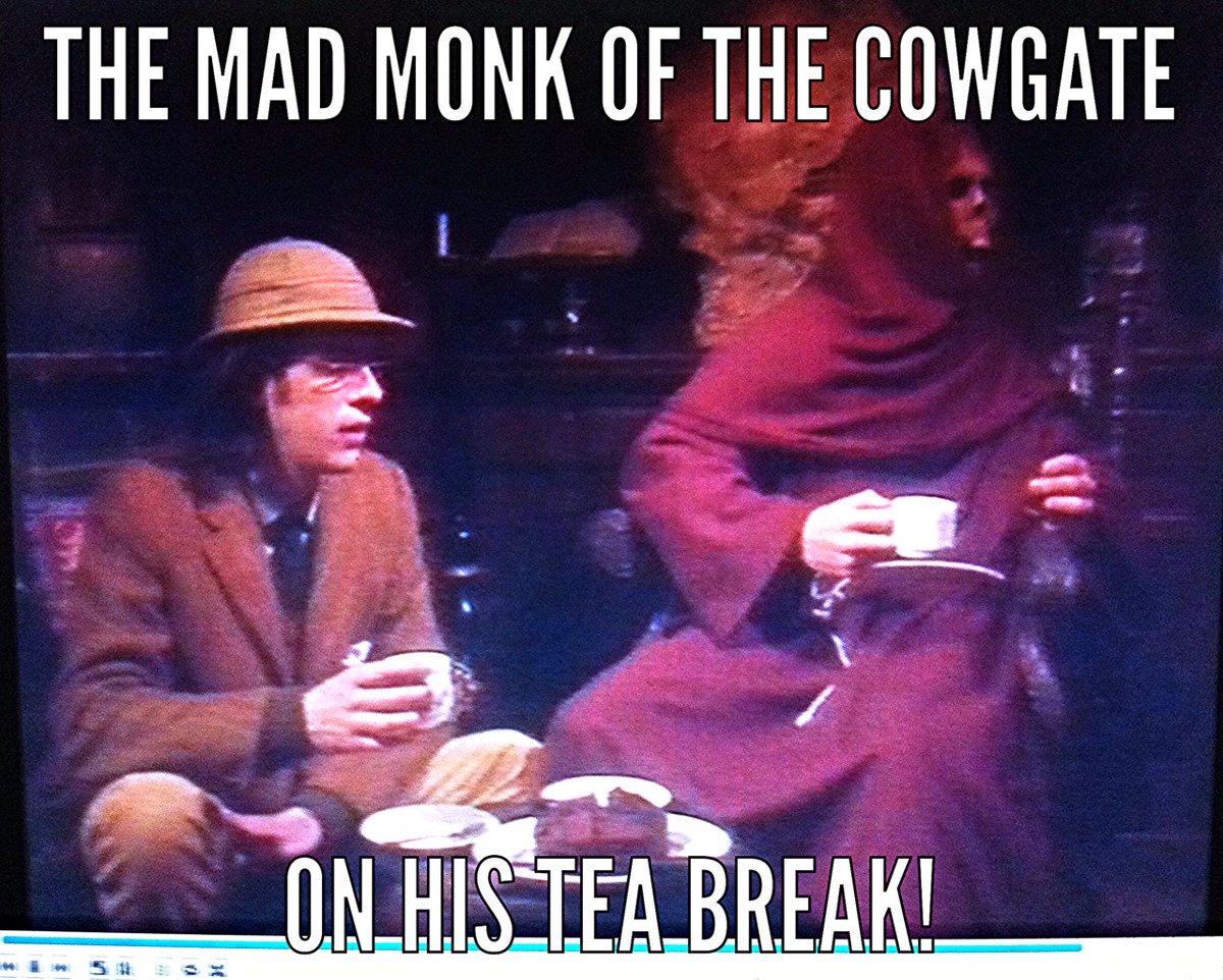 adam_lyal's tweet image. A rare photo of The Mad Monk of the Cowgate on his tea-break. 
Well, let's face it, ghosts have to occasionally put their feet up. #JumperOoter #WitcheryTours #Edinburgh #Scotland 
witcherytours.com