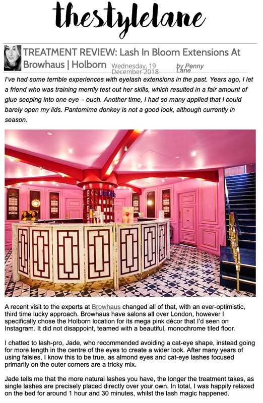 bit.ly/2VlPIMF <a href="/TheStyleLane/">Nichelle</a> We are so happy you had a great experience #proudmoment #browhauslondon #lashextensions