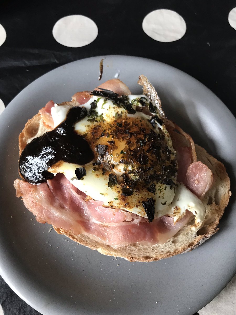 Meinir Morris (@mm2912) on Twitter photo Bacon and egg on sourdough with <a href="/Beach_Food/">Beach Food Company (Cafe Môr)</a> ‘Welshman’s Caviar’ & ‘Captain Cat’s Seasoning’ and some ‘Black Garlic Ketchup’ by @Halen_Mon 👌👌👌 Bacon and egg on sourdough with <a href="/Beach_Food/">Beach Food Company (Cafe Môr)</a> ‘Welshman’s Caviar’ & ‘Captain Cat’s Seasoning’ and some ‘Black Garlic Ketchup’ by @Halen_Mon 👌👌👌