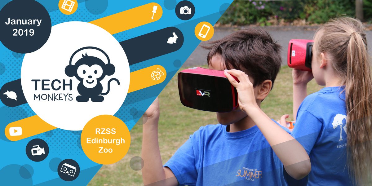 rzss's tweet photo. Looking for something to keep the kids busy this January? If your child is interested in both technology and nature then #TechMonkeys is the after-school club for them! Find out more and book now: https://t.co/ldC8lGDTdx https://t.co/sqiOPbczwK