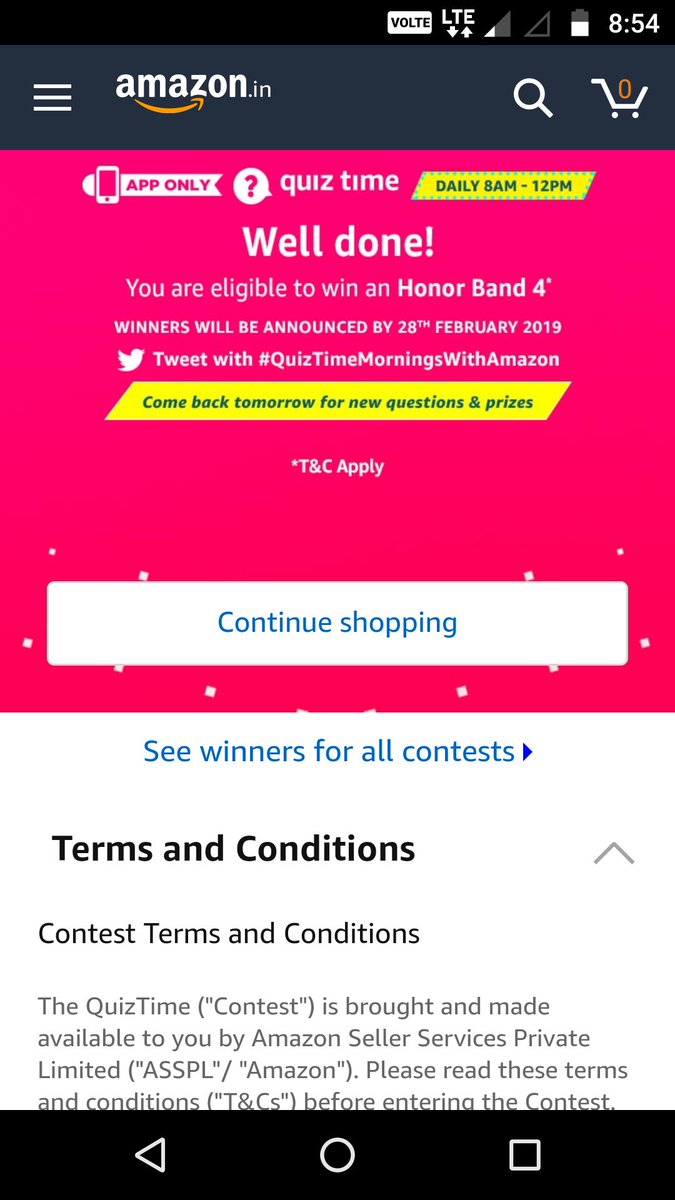 manoj_pahal's tweet image. #Quiz time morning with Amazon