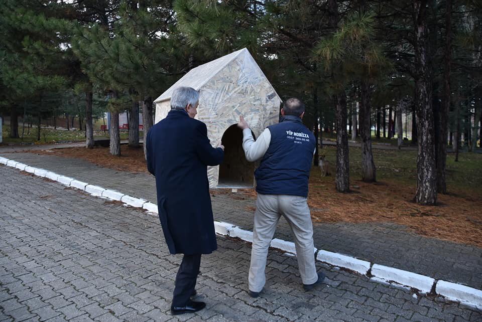 ishayko's tweet photo. Isparta Belediye Başkan Adayı Şükrü Başdeğirmenden küçük dostlarımız İçin kulübe projesi. Tamda kışım şartlarının ağırlaştığı bu dönemde diğer belediye başkan adaylarından da aynı duyarlılığı beklemekteyiz. 

#ŞükrüBaşdeğirmen 
#HayvanSeverler 
@basdegirmen_32 @akparti_isparta https://t.co/td6hEkdK9Z