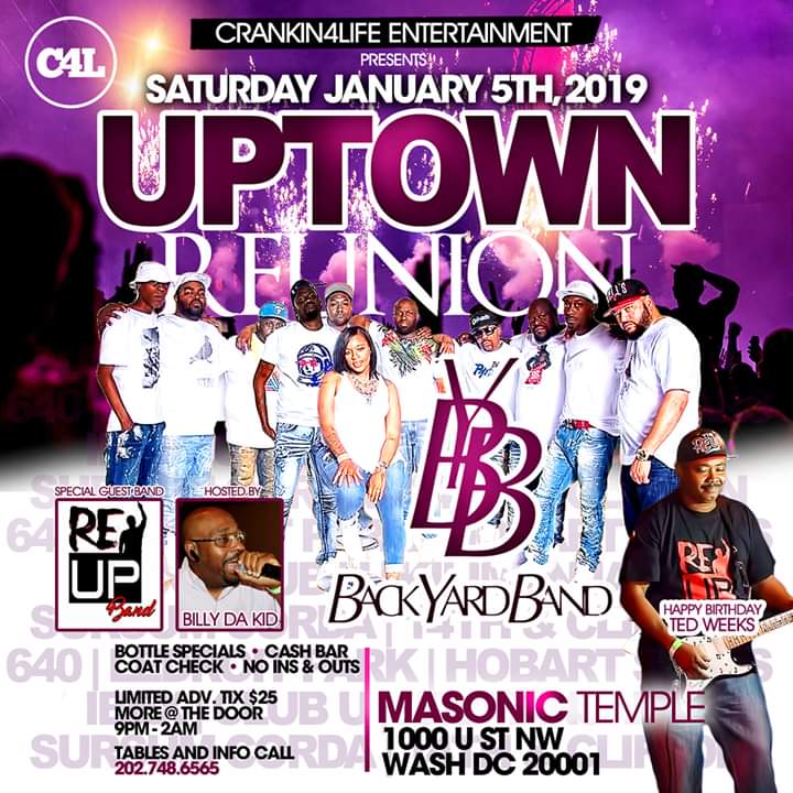 ReupGogo's tweet photo. Now lets start this year off right!!!! Re-Up band and Backyard band!!! Woooooweeee! Cranktime on a whole other level! This Saturday Jan 5th!!! https://t.co/8OwnJKflTF