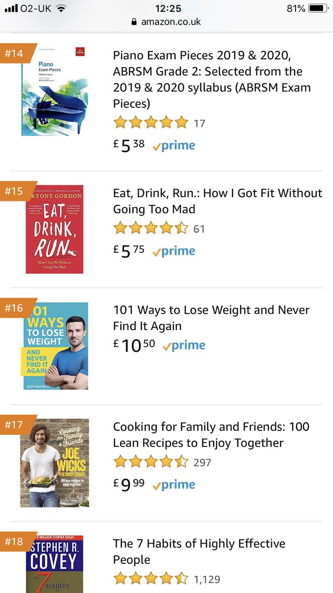 PublicityBooks's tweet image. Amazing feedback from inspirational @bryony_gordon’s appearance on @lorraine this morning. Plus the new paperback of #eatdrinkrun is moving &amp;amp; shaking &amp;amp; in the Top 100 on Amazon 💪 🏃‍♂️