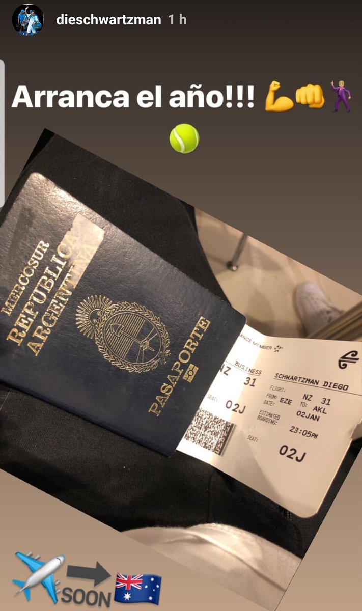 tenisnextgen's tweet photo. Arranca el 2019 para @dieschwartzman en @SydneyTennis 🇦🇺
Un año para afianzarse entre los 20 mejores del mundo y para soñar con ingresar al top 10. #VamosPeque 

#TenisNextGen #Tenis #Tennis https://t.co/Ve5y8ENmwO