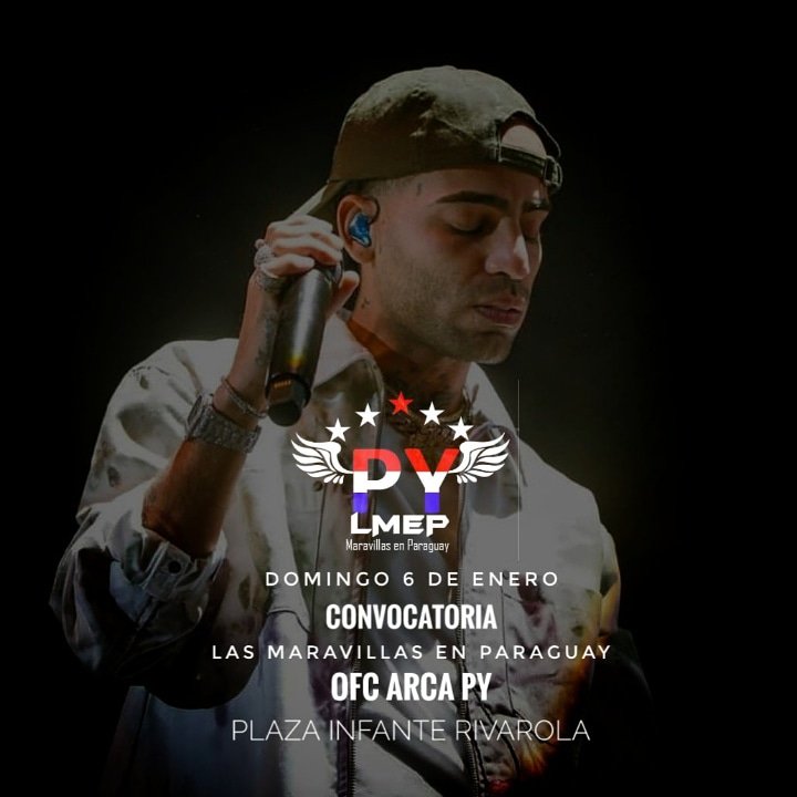 Convocatoria 06/01 Plaza Infante Rivarola a partir De las 16:00 hrs ¡ No falfes ! #LasMaravillasEnParaguay 🇵🇾