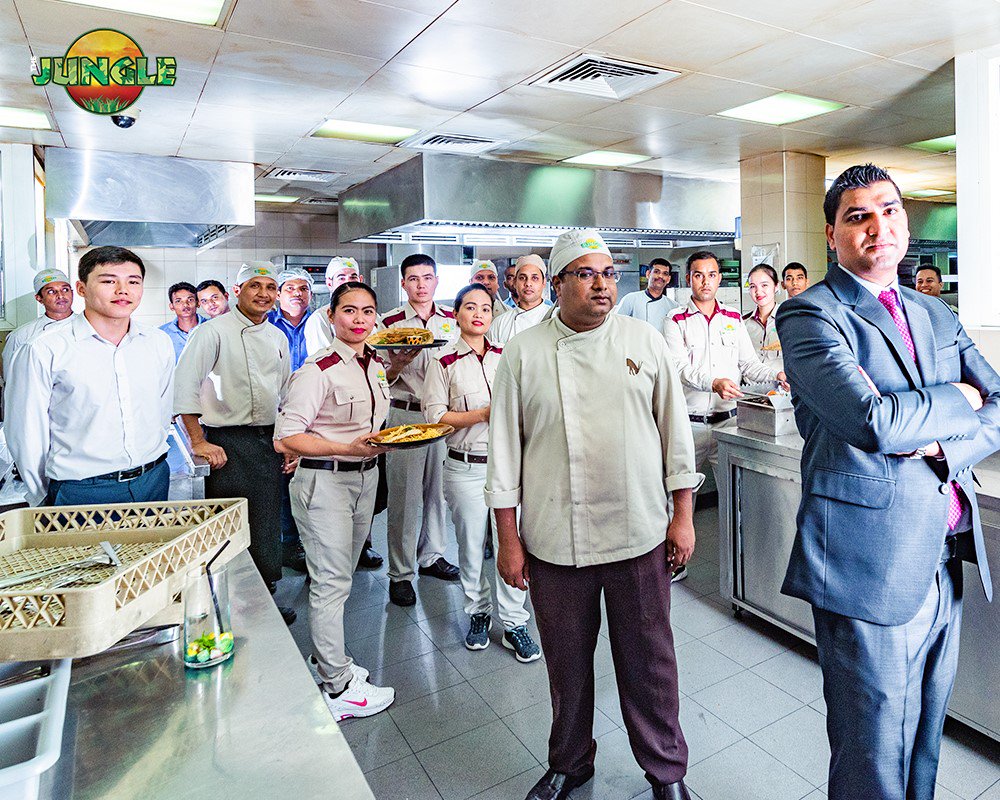 TheJungleMuscat's tweet photo. A team of excellence!

#TheJungleRestaurant #Muscat #Oman #RestaurantTeam #BestTeam https://t.co/7AqqJiEmlV
