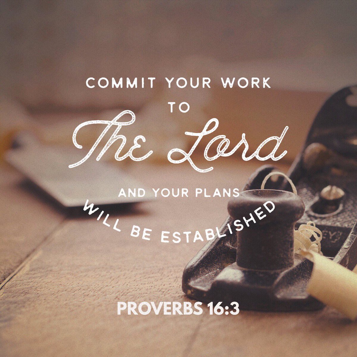 meaganlouise's tweet photo. I love the MSG version, “Put God in charge of your work, then what you’ve planned will take place.”
Proverbs 16:3 MSG https://t.co/uGGDjYDK4j