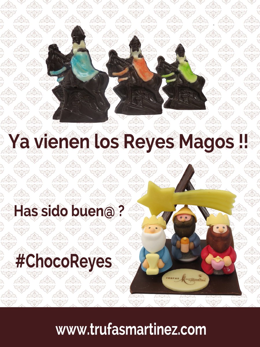 TrufasMartinez's tweet photo. Están de camino los tres #ReyesMagos … les has pedido un #ChocoRegalo ? https://t.co/IL9yVf4X9X