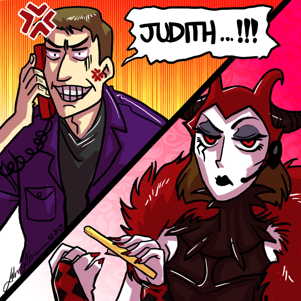 Another brazilian meme making its way to the Multiverse (who else is in love  with Judith? 😍❤️🖤) #mtg #MagicTheGathering #GRN #Spoilers #GuildsofRavnica, image size:1200x1200