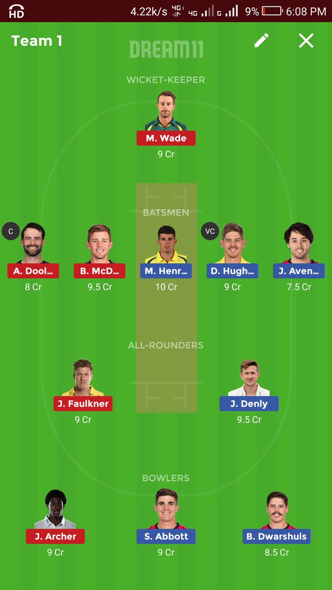 Fantasykeeda1's tweet photo. SS vs HOB Dream 11 Team

Jackpot Match ho sakta hai ye

 Only Gl Team

Best Of Luck

❤Like 
🔃Retweet
#Dream11  #FantasyKeeda #BBL #BallbaaziTeam #BallbaaziDailyTeam 
#BBL8   #Latestnewes
 #Dream11 #Dream11Tips #Dream11Team #MYTEAM11 #SLteams #SSvsHOB #SAvPAK
#Pujara https://t.co/shmSb7rNHo