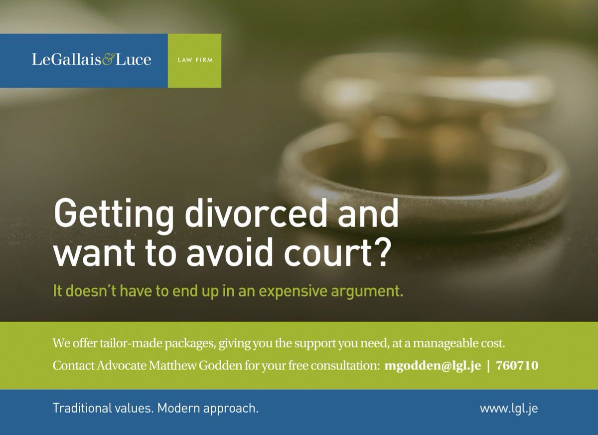 Are you getting divorced and want to avoid Court?

If you would like more information please call 760710 or email mgodden@lgl.je